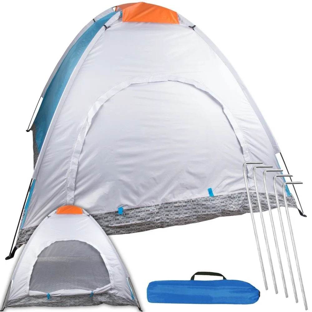 2 Personen Zelt Campingzelt mit Moskitonetz Wasserdicht Tragetasche Outdoor