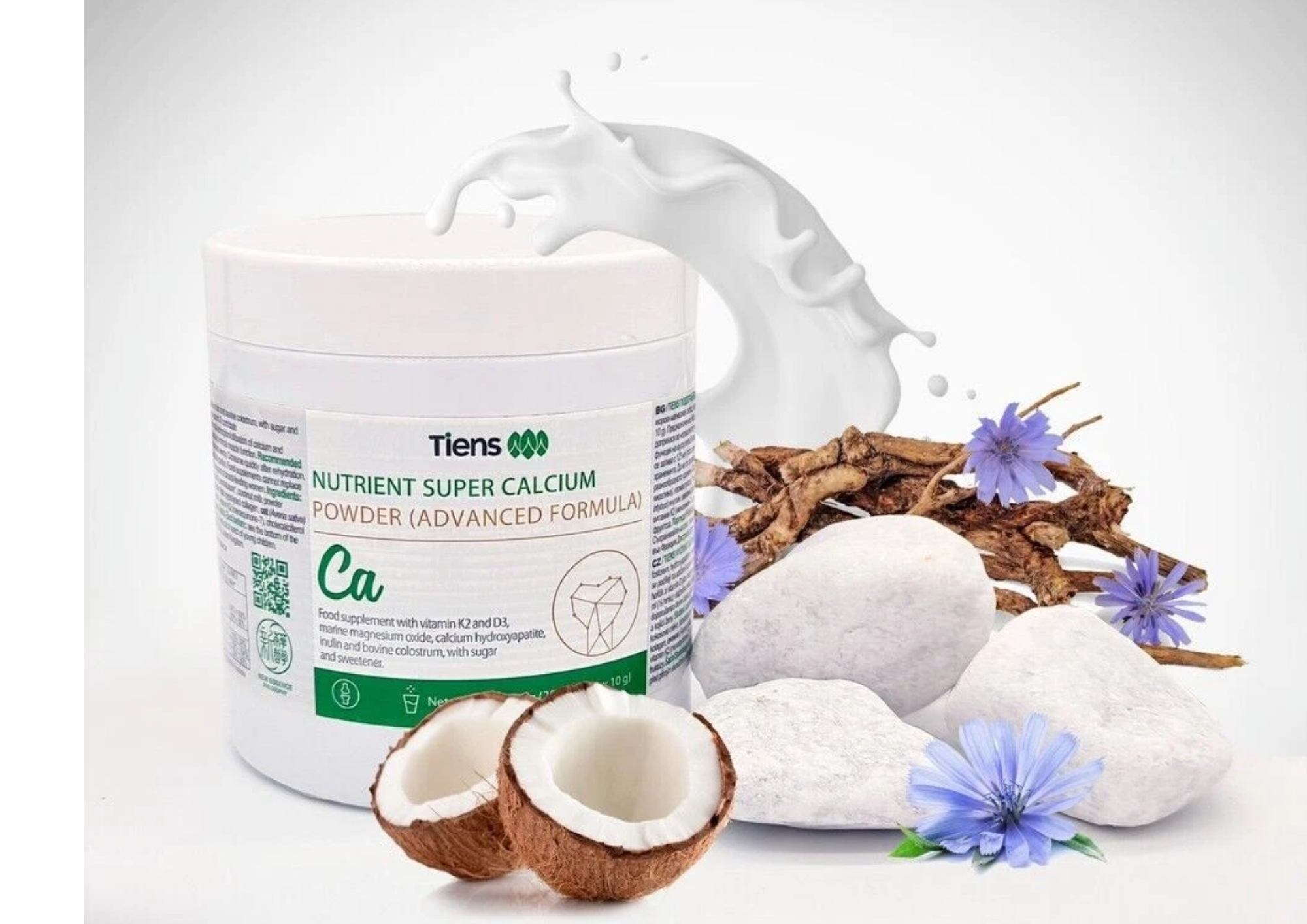 TIENS CALCIUM POWDER PLUS WITH VITAMIN K2 AND D3 VITAMIN D Magnesium Inulin 