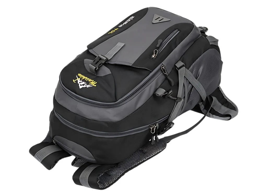 40L Wanderrucksack Trekkingrucksack Reiserucksack Schwarz Outdoor Camping Hüftgu