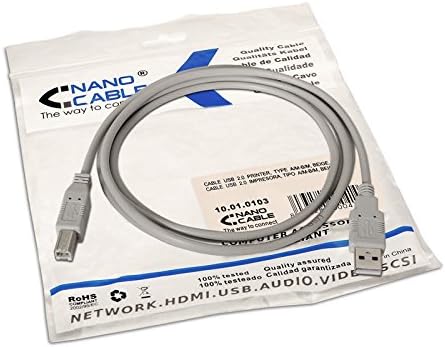 USB high-speed printer cable connection cable HP Epson Brother Canon 1.8 meter 