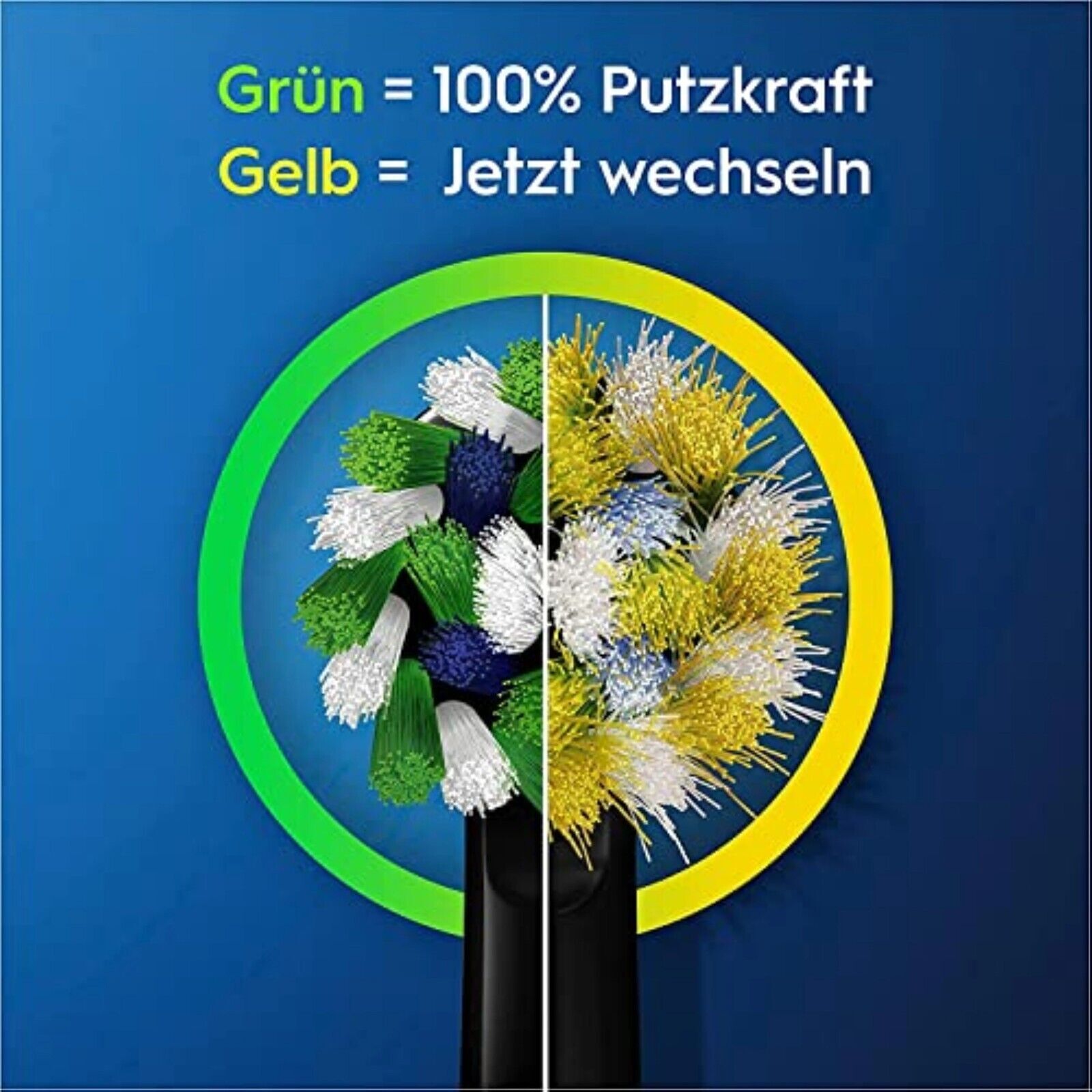 Oral-B Vitality Pro Elektrische Zahnbürste Doppelpack – 3 Putzmodi, 2 Aufsteckbürsten, Schwarz/Lila