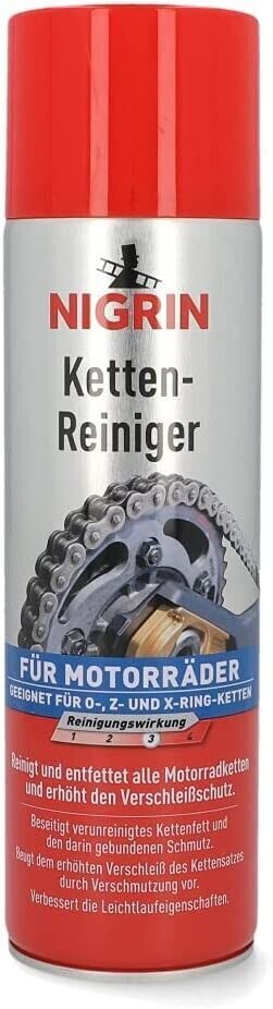 Chain cleaner 500ml NIGRIN spray cleaner for motorcycles chain drive chains 