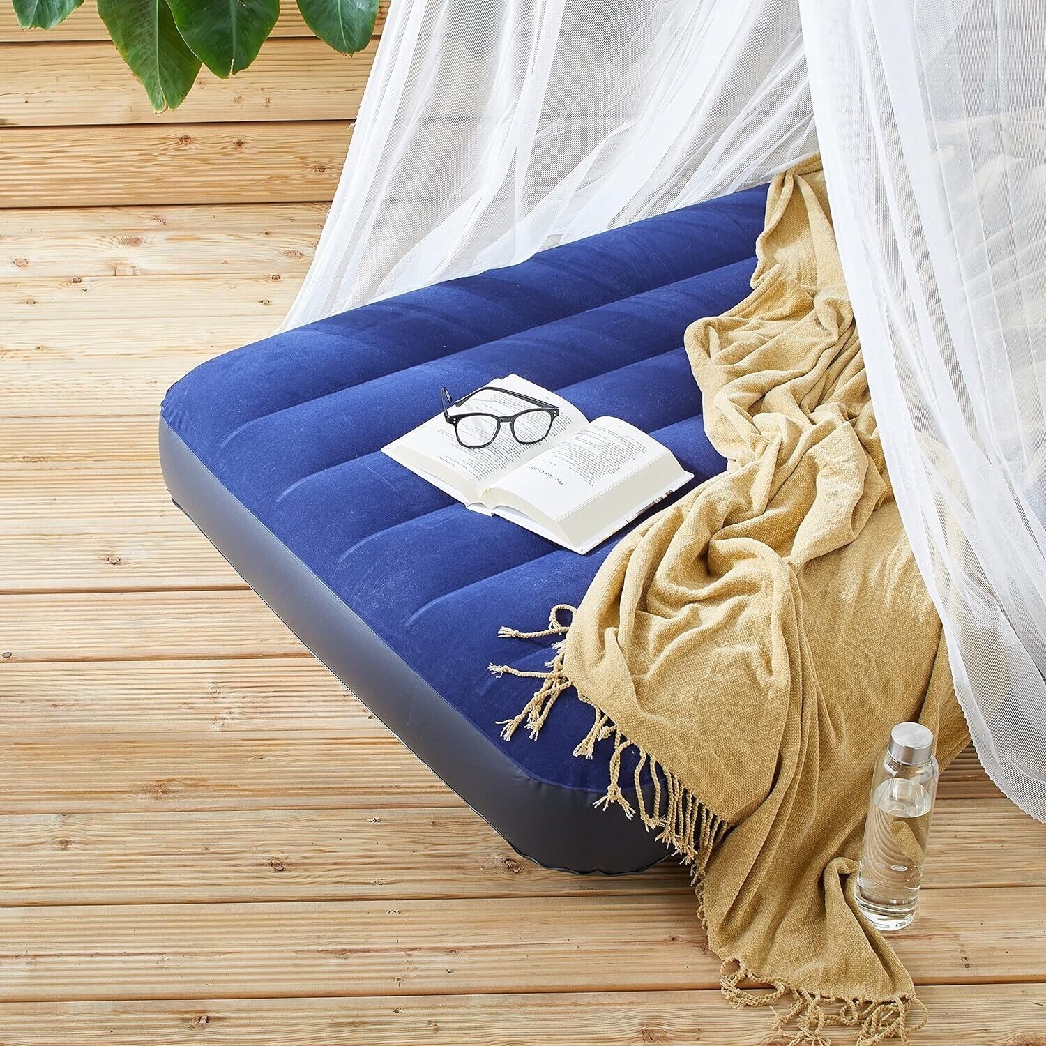 Intex Luftbett 99x191x25 – Gästebett Luftmatratze für Camping & Zuhause
