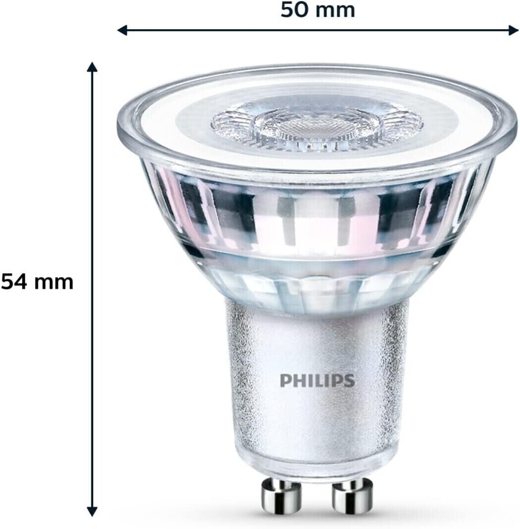 Philips LED Classic GU10 Lampe, 50 W, Reflektor, warmweiß, 1er  Pack - 6er Pack
