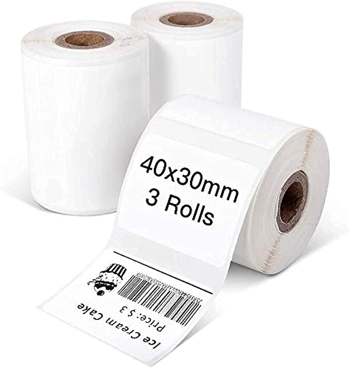 Phomemo 3 Rolls M110 Label Thermal Label Paper - Multifunctional Self-Adhesive Label, Compatible with Phomemo M110 M200 M220 M120 M221