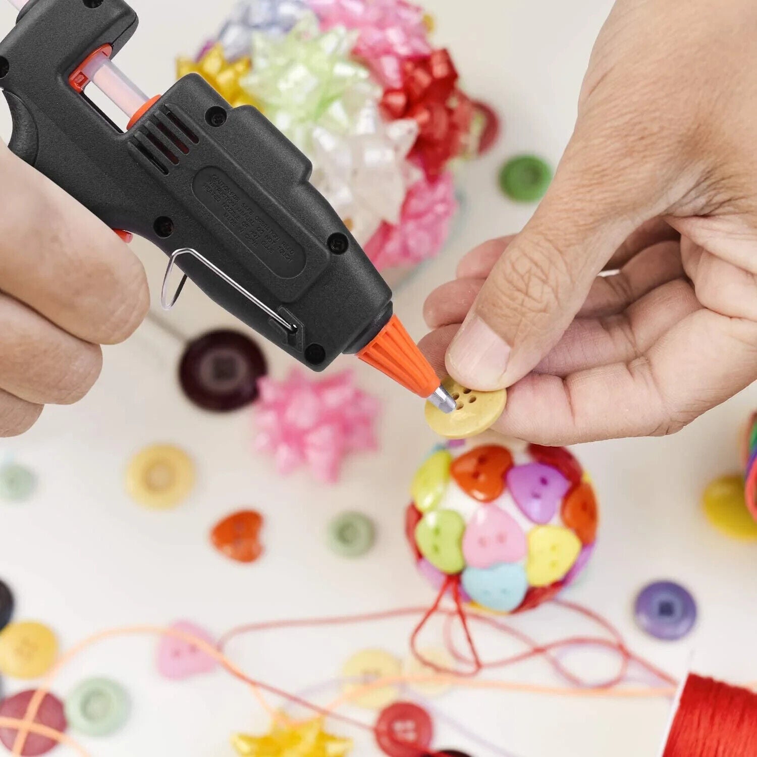 Heißklebepistole 20W Set mit 50 Klebesticks für Basteln Reparatur