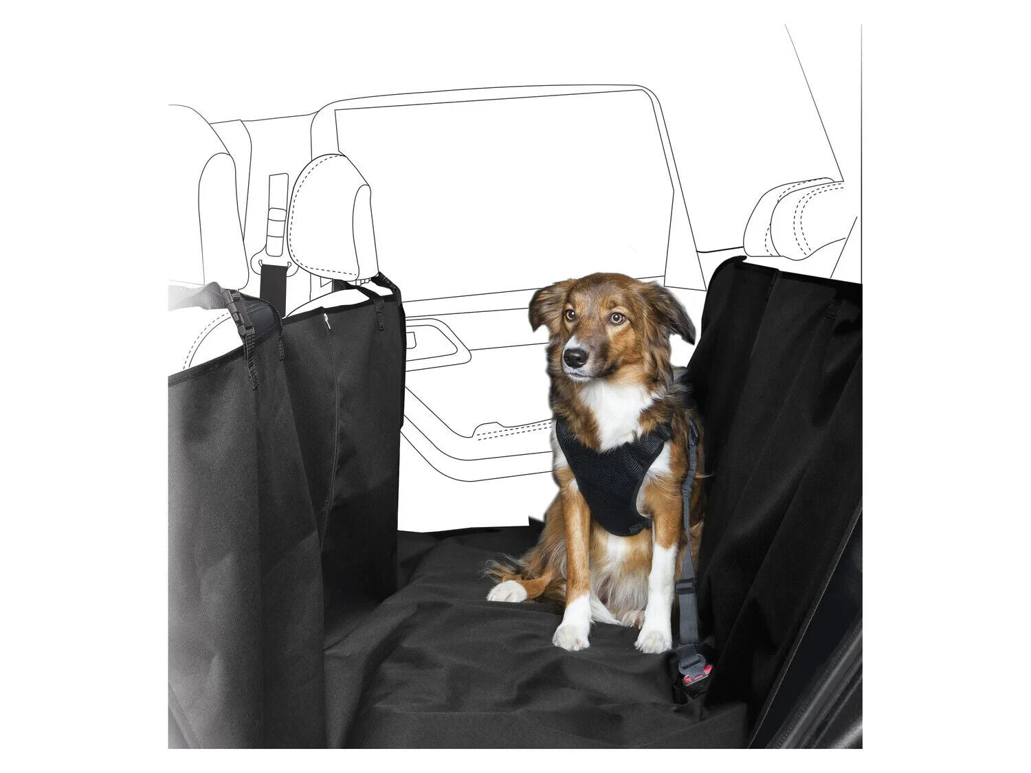 Autoschondecke Schutzdecke Hund Auto Hundedecke Rückbank Kofferraum Wasserdicht