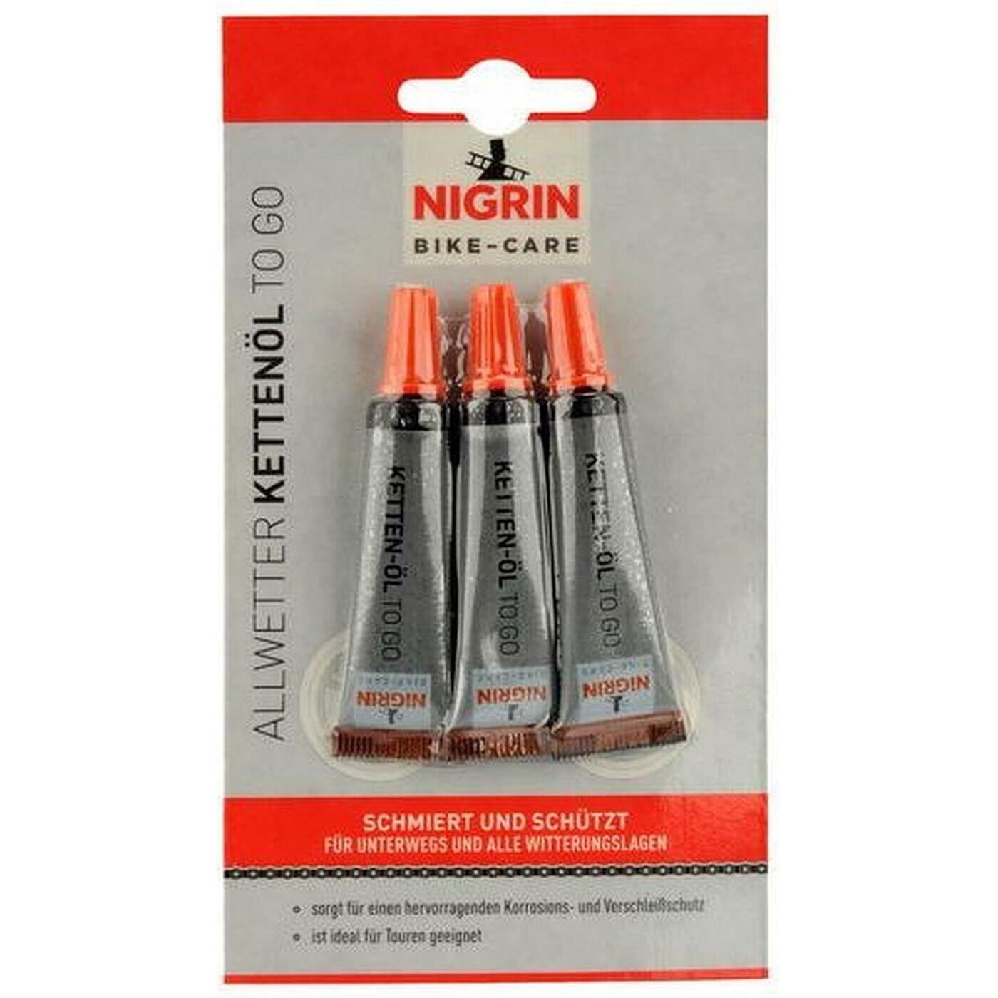Nigrin 1x Tube Ketten-Öl Ketten-Fett Kriech-Öl f. Fahrrad-Öl MTB E-Bike Trekking