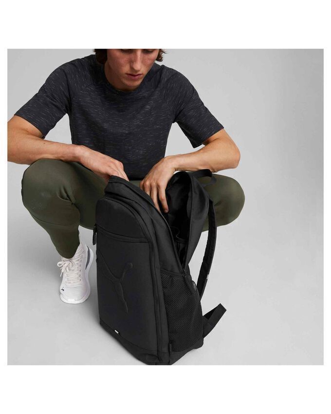 Puma Backpack Bag Black Buzz Backpack Sport Leisure School Travel NEW 