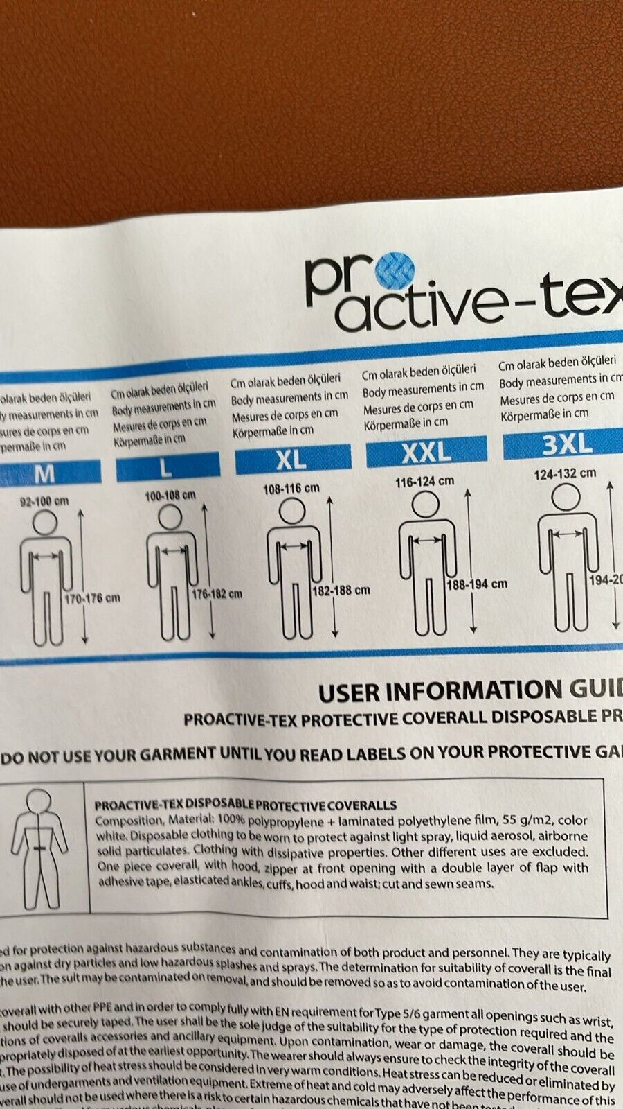 Einweg Overall XL Weiß – Schutzkleidung gegen Staub, Schmutz & Spritzer | Polypropylen Schutzanzug mit Kapuze