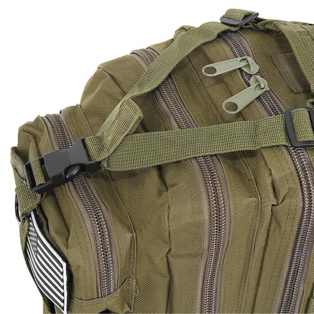 Militär Rucksack 26L – Outdoor Trekking Rucksack mit MOLLE-System und 5 Fächern