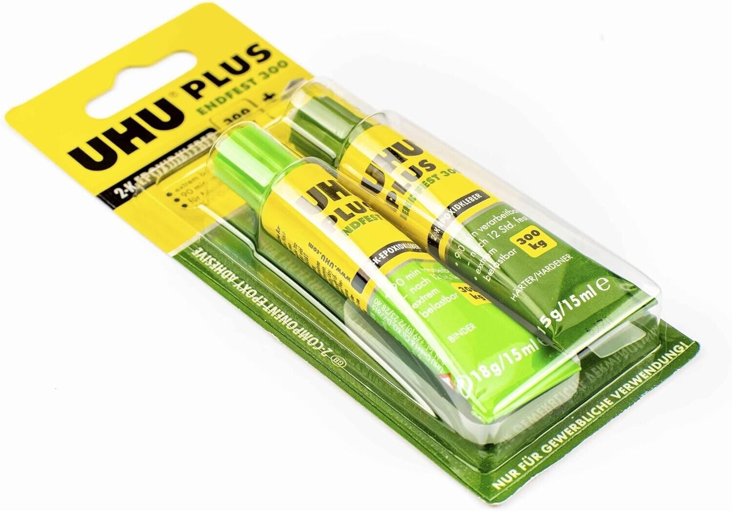 UHU Plus Endfest 300 2K Epoxidkleber 33g – für Metall Keramik Glas