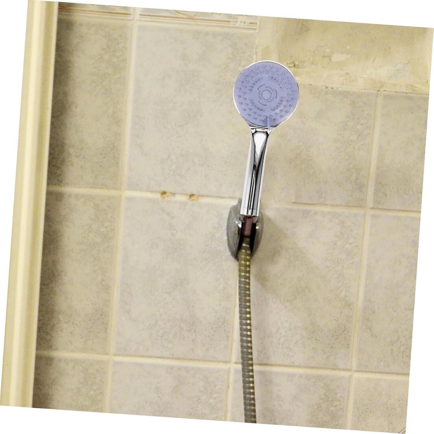 Duschkopf 5 Funktionen Handbrause – Wassersparender Brausekopf mit Antikalk, Abnehmbarer Duschkopf aus ABS Kunststoff, Komfortabler Hotelduschkopf, Einfache Montage