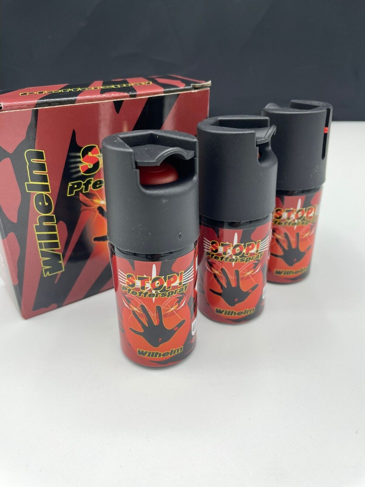 Wilhelm Tierabwehrspray 40ml Abwehrspray CS Gas KO Spray Selbstschutz