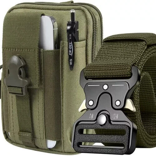 Taktische Gürteltasche mit Gürtel Molle Bauchtasche Outdoor robust