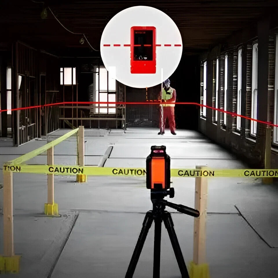 TACKLIFE SC-L04, Professionelles Kreuzlinien-Laser 30 m, 360 Grad/Weitwinkel