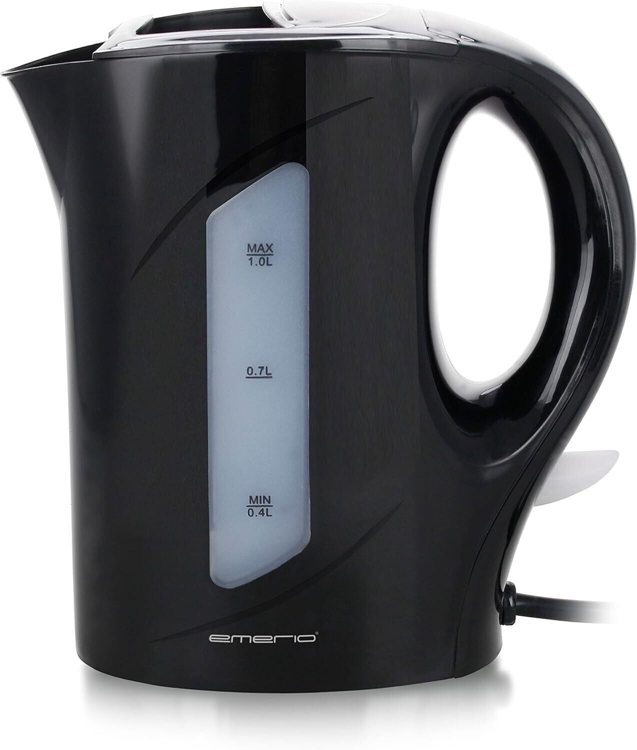 Emerio Wasserkocher 1.0 Liter 900 Watt Wasserstandsanzeige BPA-frei Zuhause