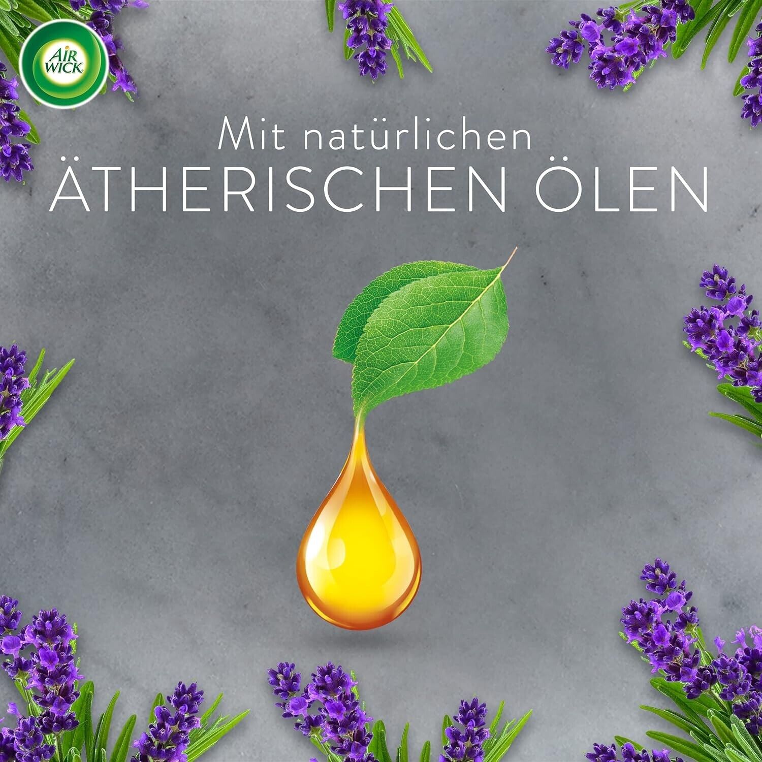 Air Wick Aroma-Öl Starter Set – Diffuser + 2×20 ml Lavendel Duftöle