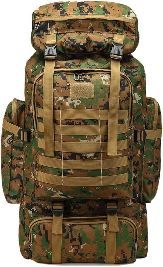 80L Rucksack Wasserdicht Wanderrucksack Trekking Outdoor Reiserucksack Groß