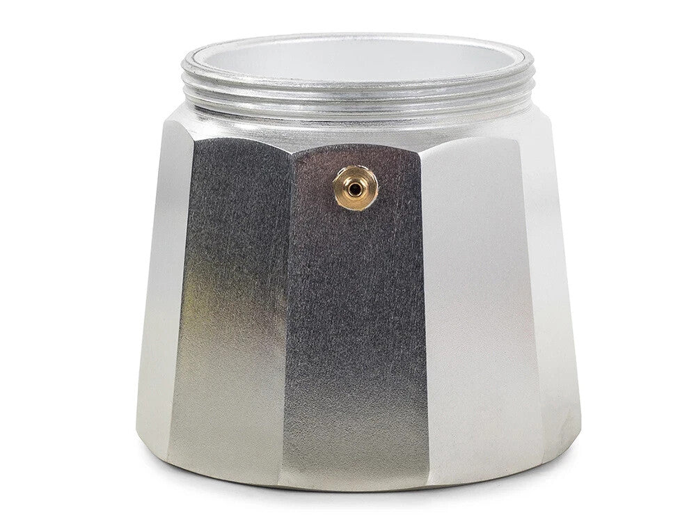 Espressokocher Aluminium 3 Tassen 150 ml – Moka Kaffeemaschine für Gas & Elektroherd  schwarz oder silber