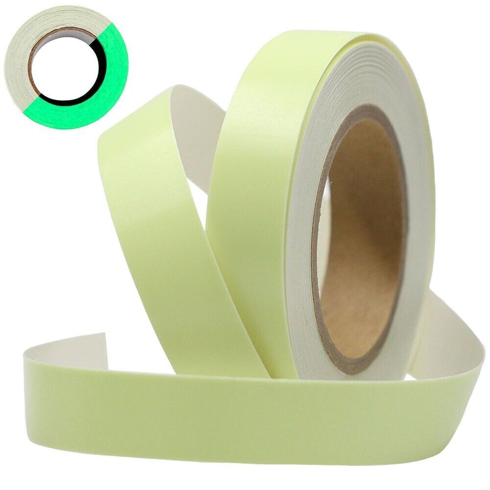 3 m Fluoreszierendes Leuchtklebeband – Neon Grün – Nachleuchtend, 2 cm Breit, Zuschneidbar & Selbstklebend für Innen & Außen