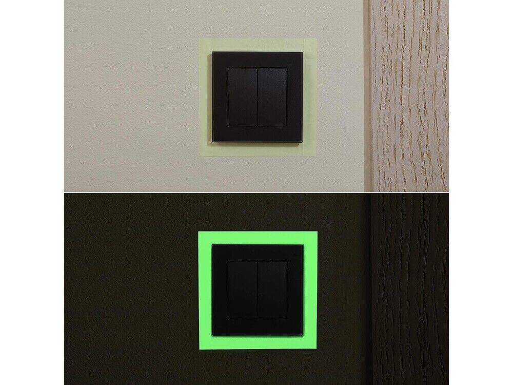 3 m Fluoreszierendes Leuchtklebeband – Neon Grün – Nachleuchtend, 2 cm Breit, Zuschneidbar & Selbstklebend für Innen & Außen