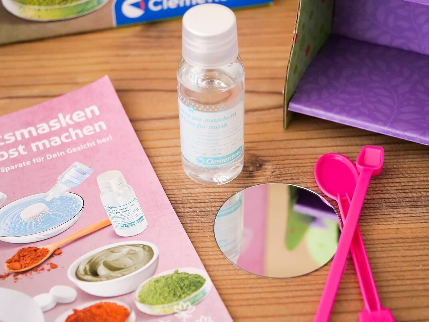 Clementoni Galileo Lab Gesichtsmasken selber machen – DIY Kosmetik Set für Kinder ab 8