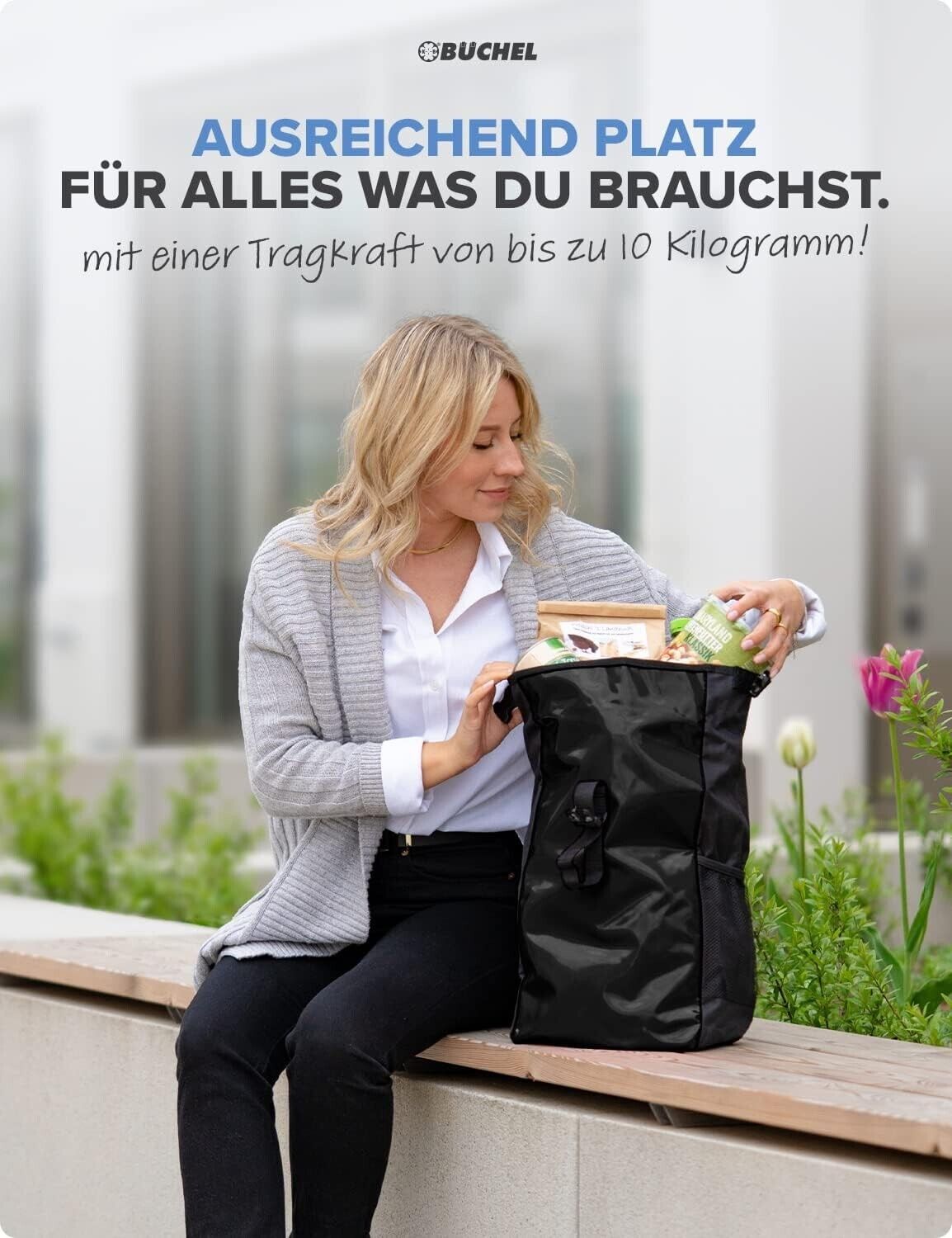 Wasserabweisende Fahrradtasche für Gepäckträger – Hinten, robust & bis 10 kg