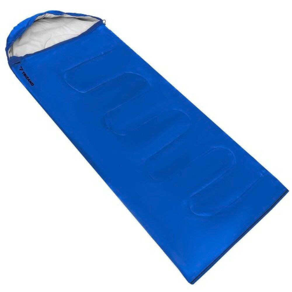 2in1 Schlafsack mit Kapuze 200×75 cm – Mumienschlafsack & Decke für Camping
