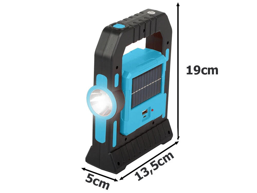 LED Solar Campinglampe Akku Laterne mit Powerbank Outdoor Zeltlampe