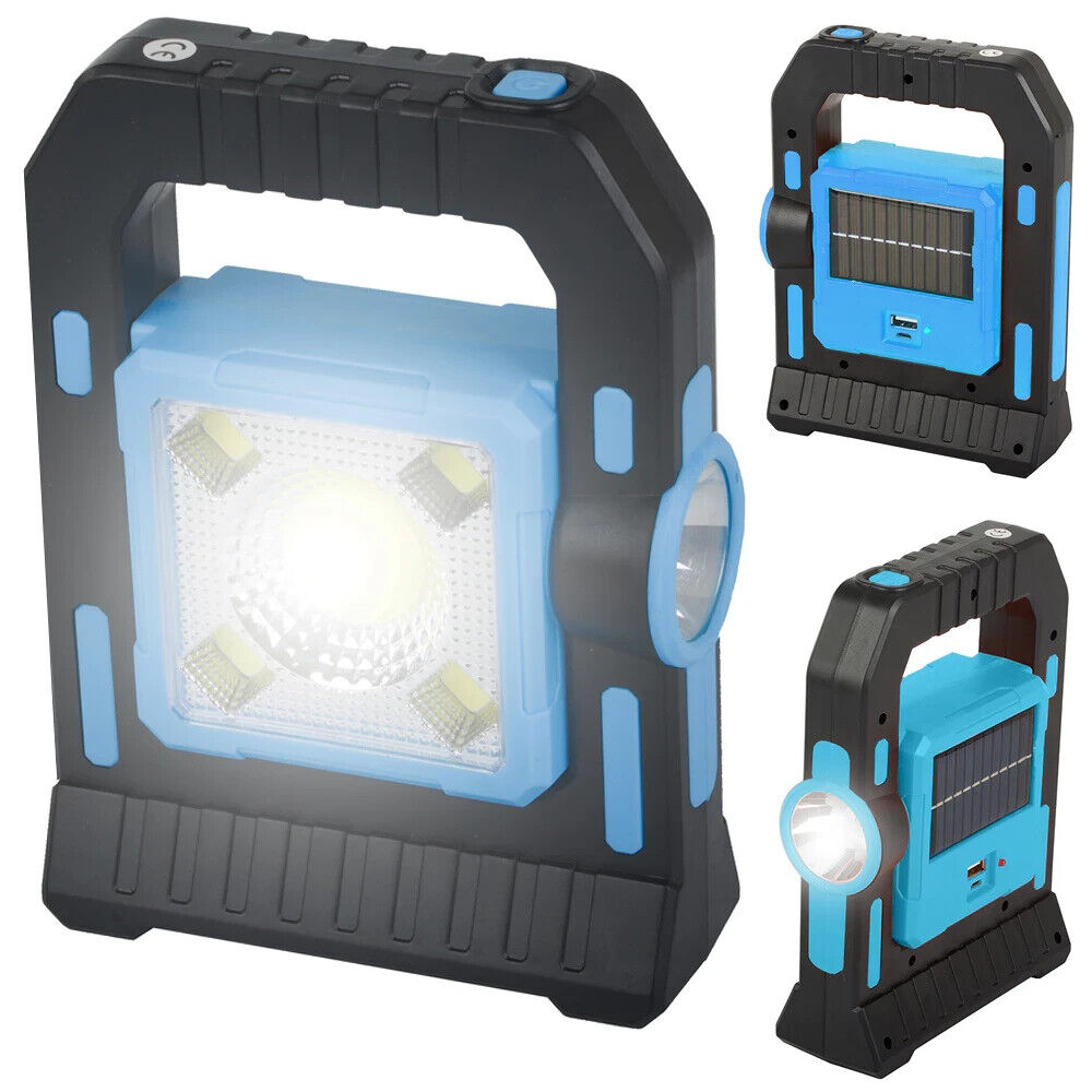 LED Solar Campinglampe Akku Laterne mit Powerbank Outdoor Zeltlampe