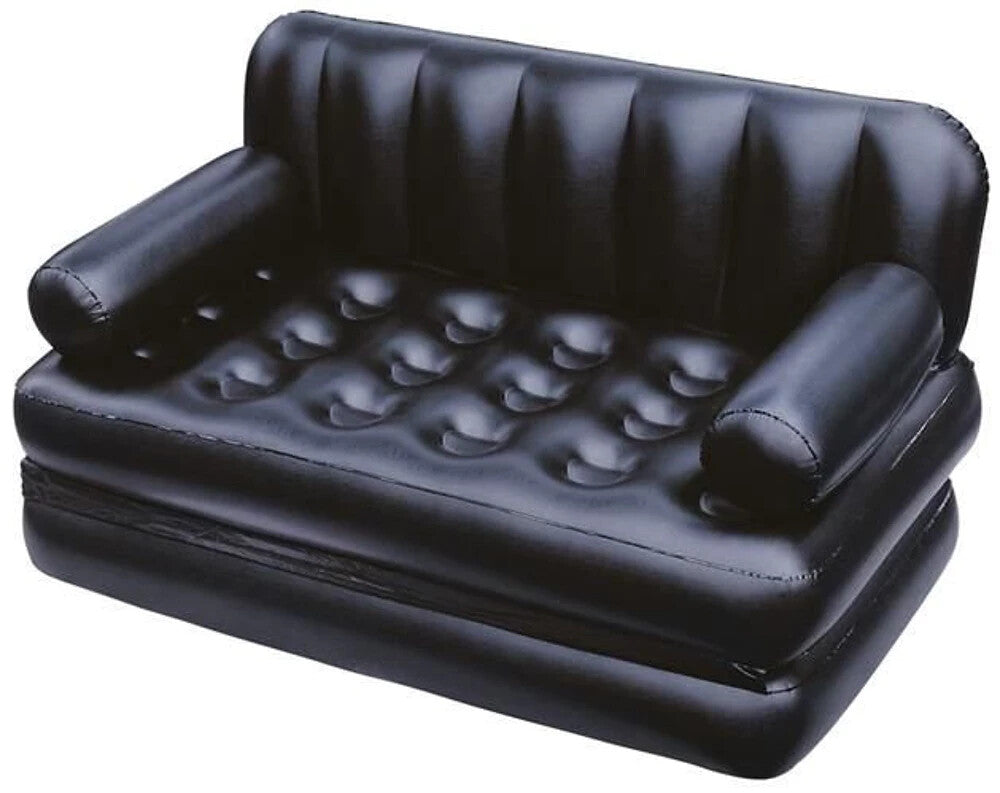 Bestway 75054 Luftbett 5in1 Sofa 188x152 – Aufblasbares Reisebett Camping Couch
