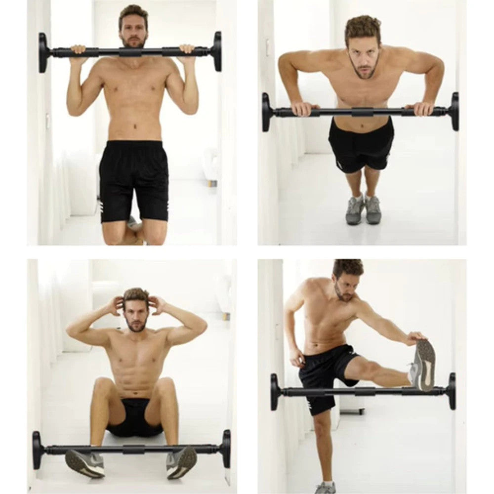 Klimmzugstange für Türrahmen 70–100 cm – Verstellbare Pull-Up Bar bis 180 kg ohne Bohren