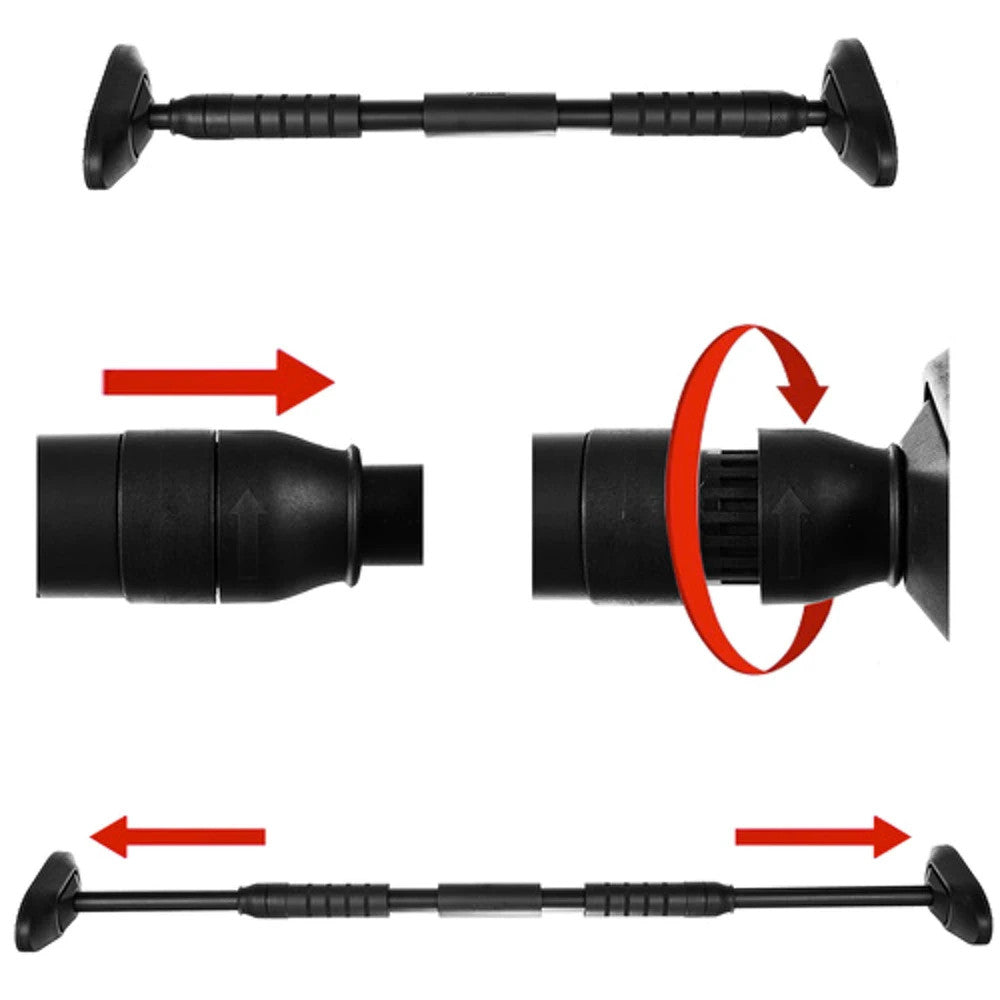 Klimmzugstange für Türrahmen 70–100 cm – Verstellbare Pull-Up Bar bis 180 kg ohne Bohren