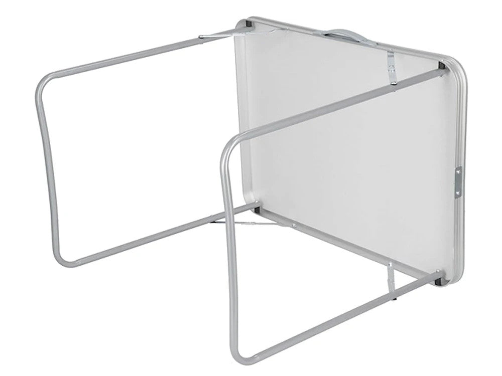 Campingtisch Klappbar 70x50 cm in Holzoptik Braun – Faltbarer Gartentisch für Camping, Balkon, Garten, Picknick und Outdoor