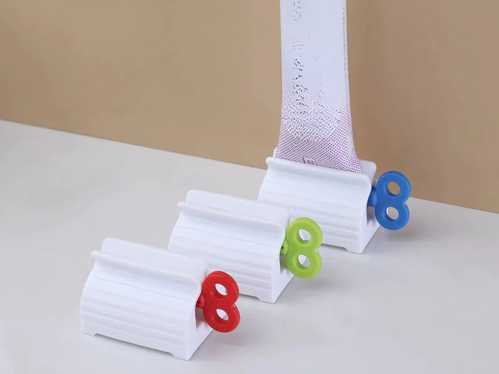 Zahnpasta Tubenpresse Squeezer – Rollender Tubenspender für Zahnpasta, Gel & Creme | Praktisch, bunt & sparsam im Gebrauch