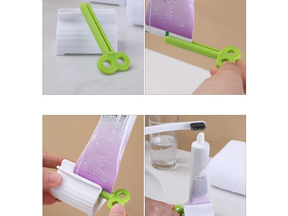 Zahnpasta Tubenpresse Squeezer – Rollender Tubenspender für Zahnpasta, Gel & Creme | Praktisch, bunt & sparsam im Gebrauch