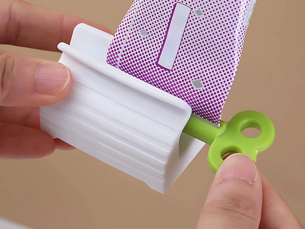 Zahnpasta Tubenpresse Squeezer – Rollender Tubenspender für Zahnpasta, Gel & Creme | Praktisch, bunt & sparsam im Gebrauch