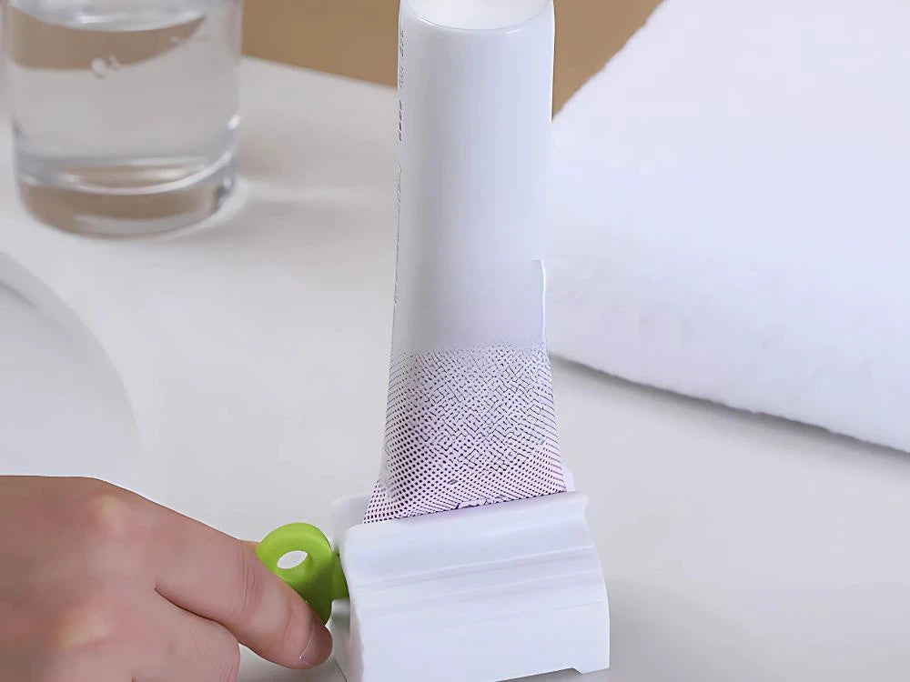 Zahnpasta Tubenpresse Squeezer – Rollender Tubenspender für Zahnpasta, Gel & Creme | Praktisch, bunt & sparsam im Gebrauch