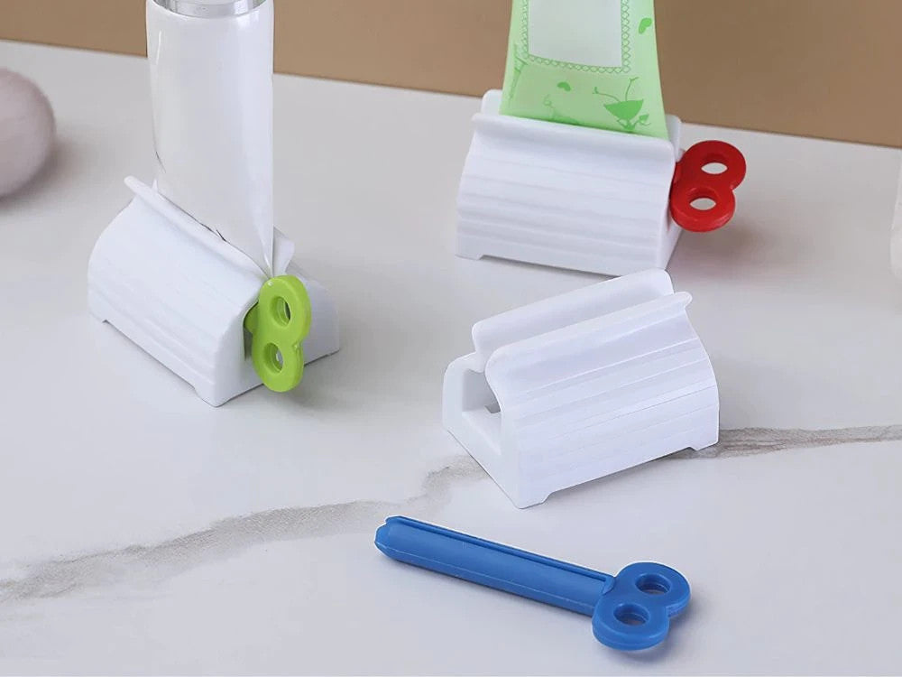 Zahnpasta Tubenpresse Squeezer – Rollender Tubenspender für Zahnpasta, Gel & Creme | Praktisch, bunt & sparsam im Gebrauch