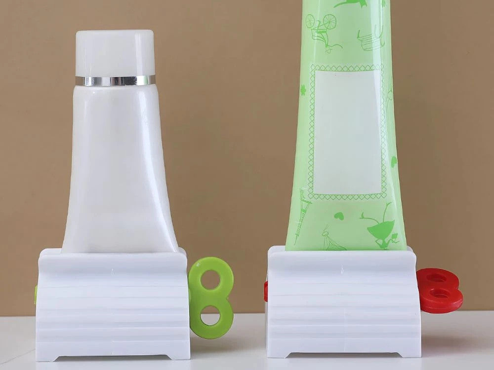 Zahnpasta Tubenpresse Squeezer – Rollender Tubenspender für Zahnpasta, Gel & Creme | Praktisch, bunt & sparsam im Gebrauch
