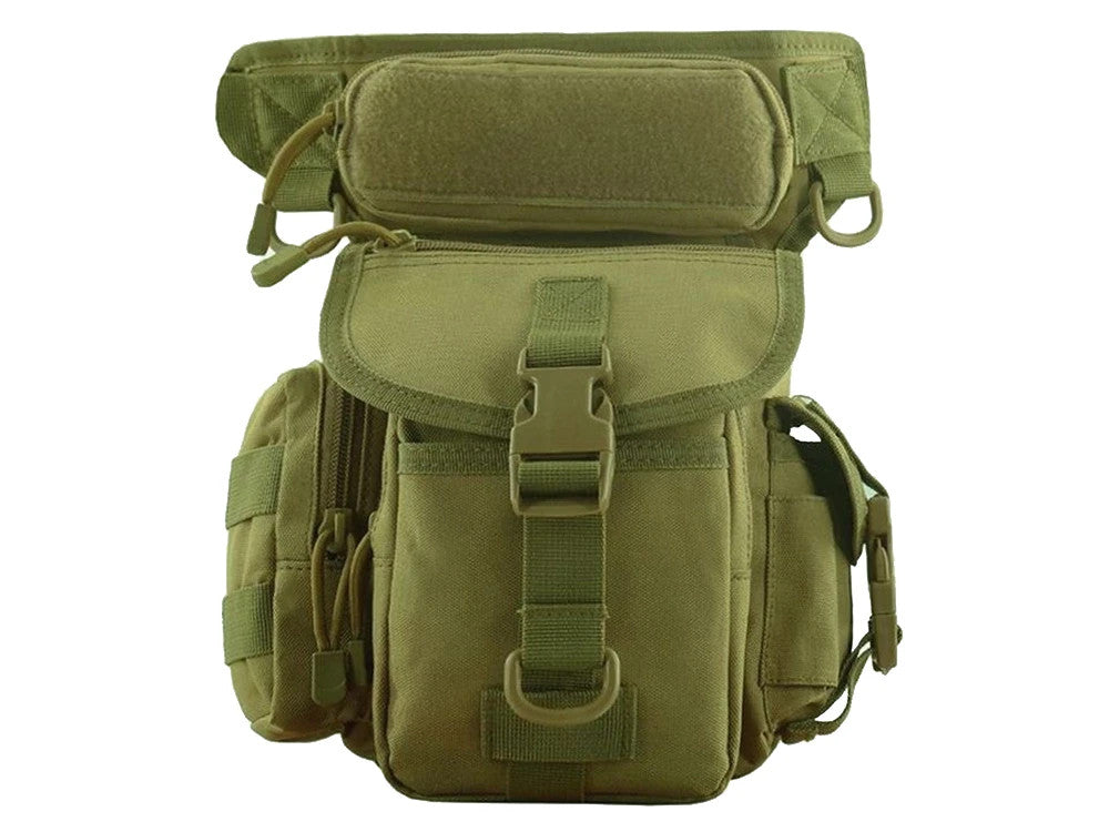 Taktische Militär Beintasche Hüfttasche Wasserdicht – Outdoor Tasche für Motorrad, Wandern, Camping, Angeln und Freizeit