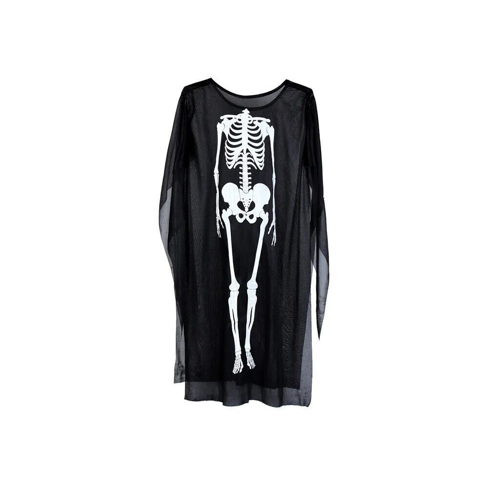 Halloween Skelett Kostüm Damen & Kinder Karneval Verkleidung Jumpsuit Cosplay 👻