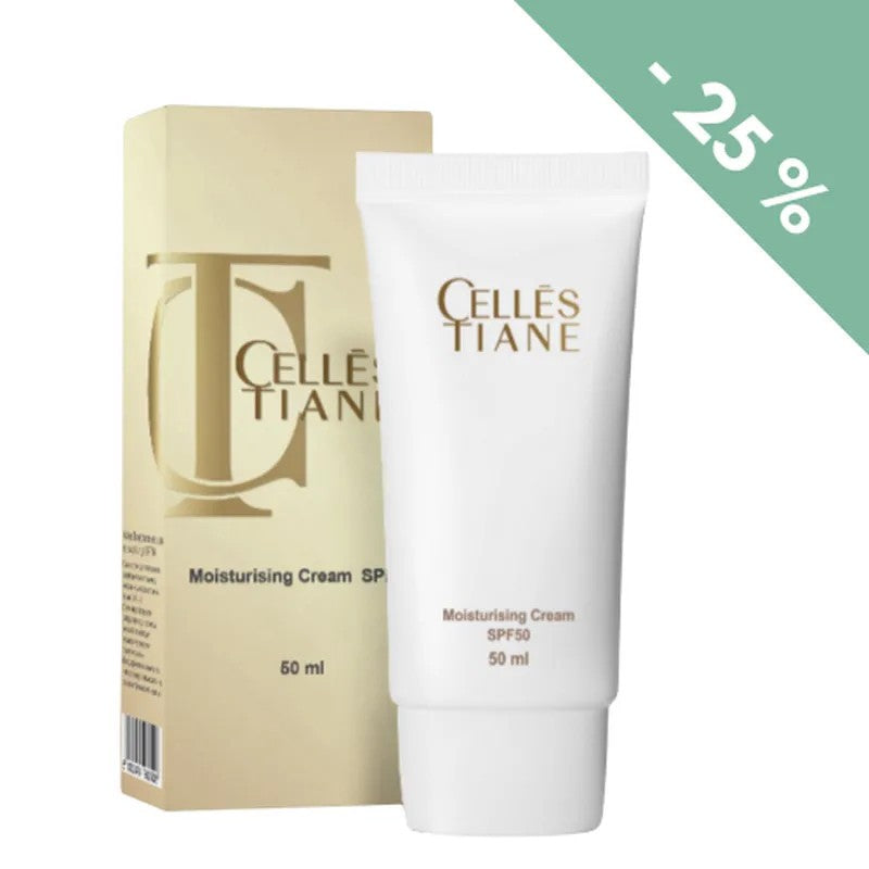 CELLES TIANE Feuchtigkeitscreme SPF50 | Gesichtspflege Sonnencreme 50ml