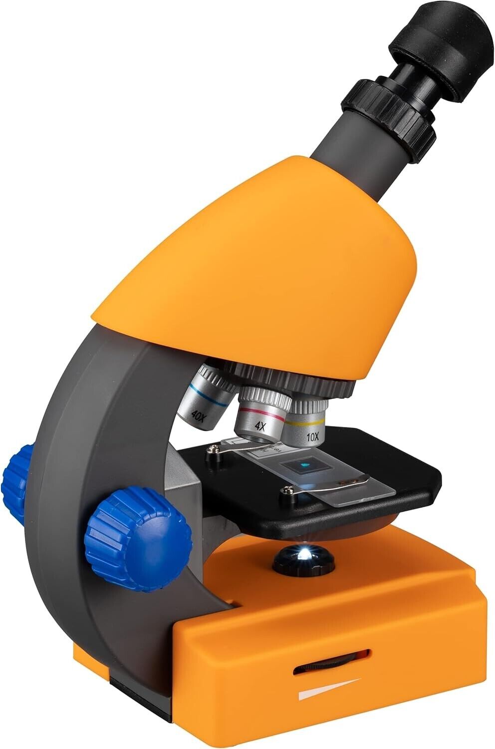 Bresser Junior Mikroskop 40x-640x mit LED, Zoom Monokular & Zubehör im Koffer