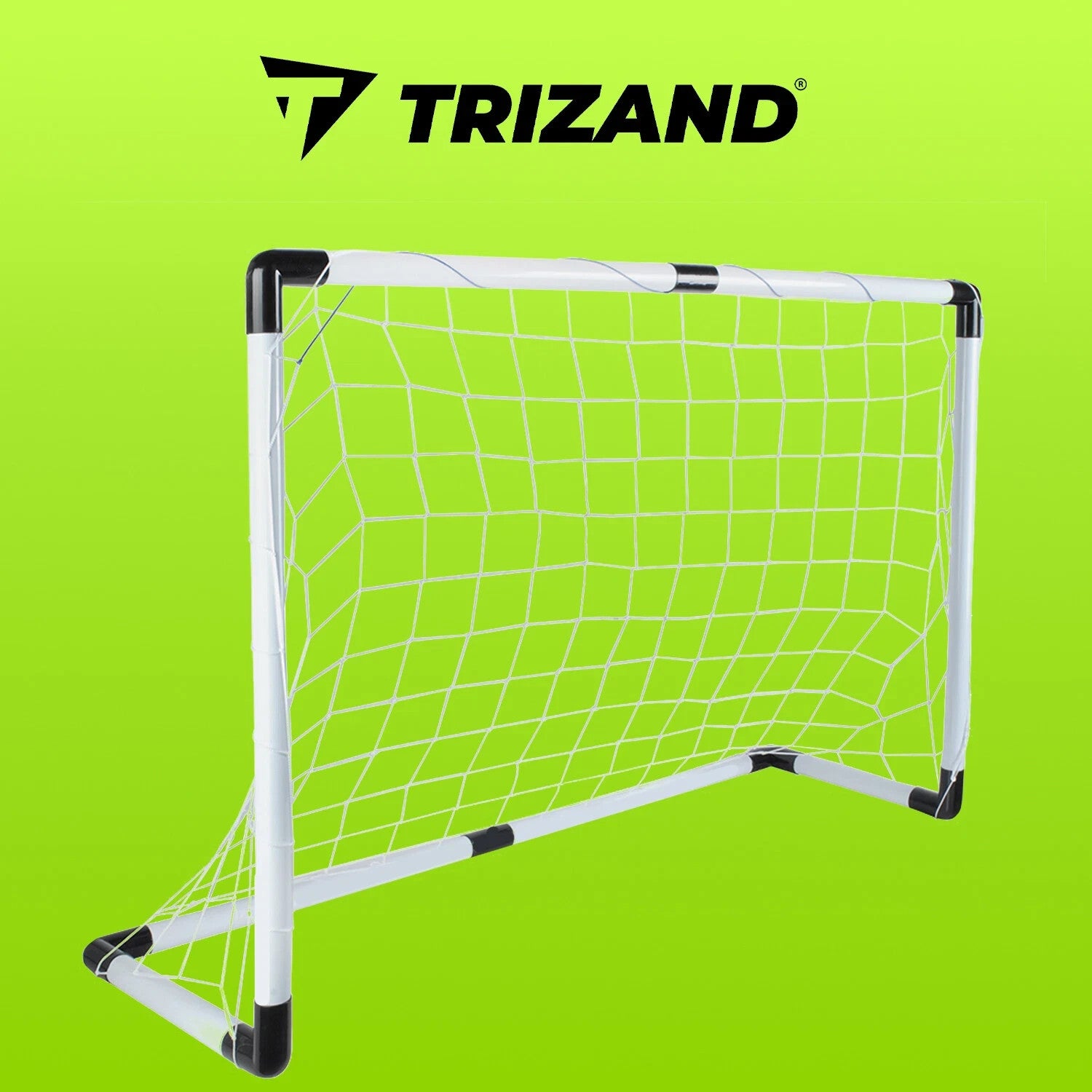 Kinder Fußballtor Set 120x80 cm mit Ball, Netz & Pumpe – Fußball Spielset für Kinder Garten Outdoor Training