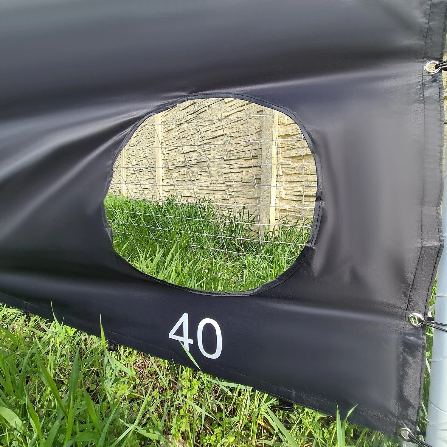 Fußballtor mit Torwand & Zielmatte 240x170 cm – Trainingsset für Garten & Kinder