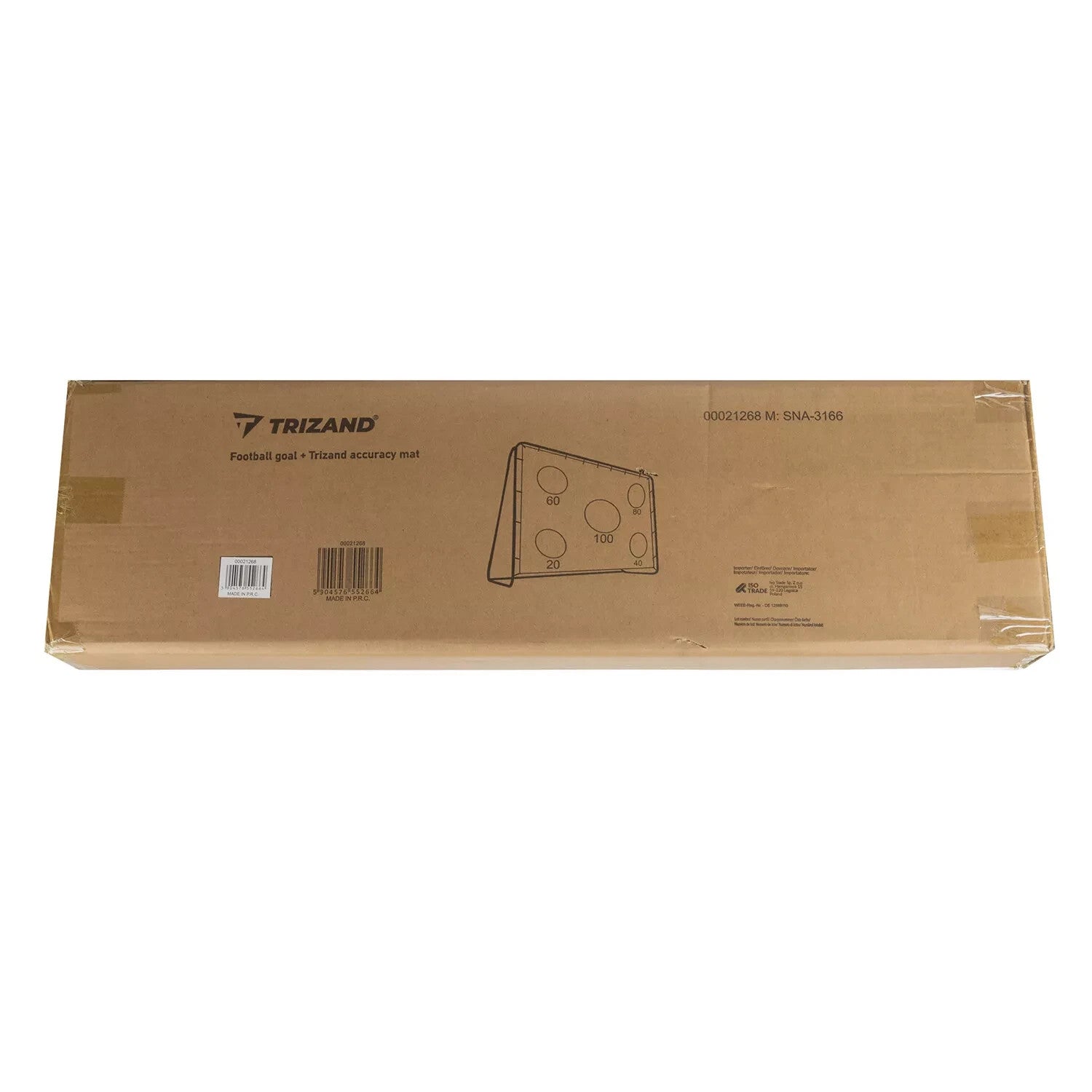 Fußballtor mit Torwand & Zielmatte 240x170 cm – Trainingsset für Garten & Kinder