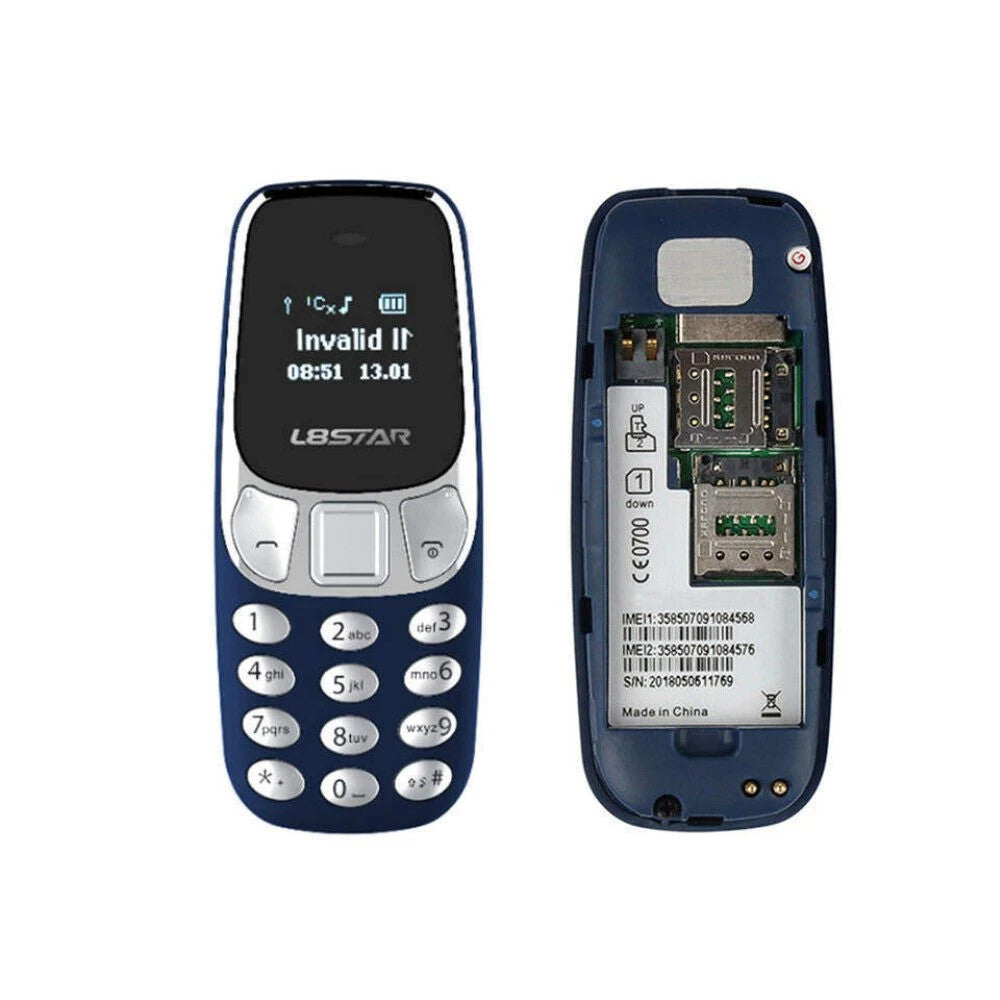 BM10 Mini Handy – GSM Bluetooth Telefon mit Dual SIM, kompakt & leicht für Kinder, Studenten & Senioren