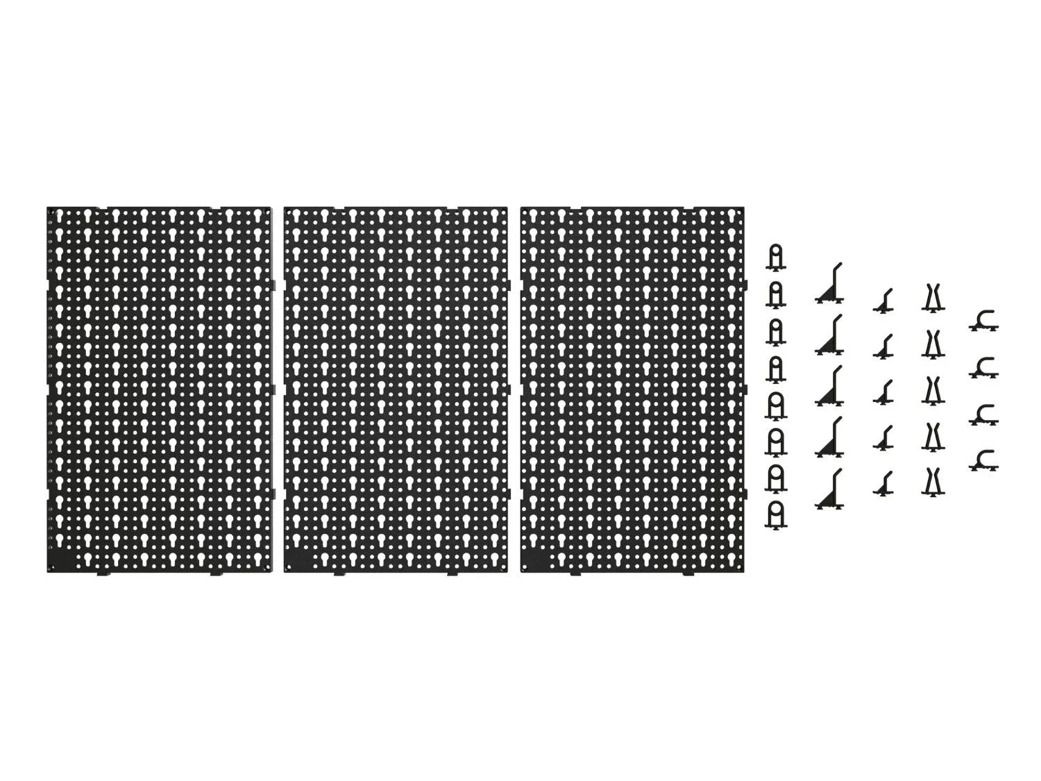Parkside Werkzeug Wandorganizer 30tlg Set 49x30x1,4cm inkl. Montagematerial